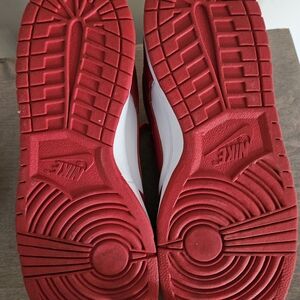 Nike Dunks red and white, Men's size 11